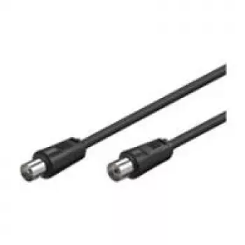 Wentronic Goobay 11563 cabo de antena IEC macho/fêmea, 7,5 m, preto