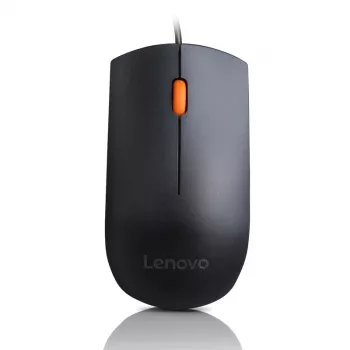 Rato com fio USB para ambas as mãos Lenovo GX30M41577 ótico, ligação USB, design para ambas as mãos