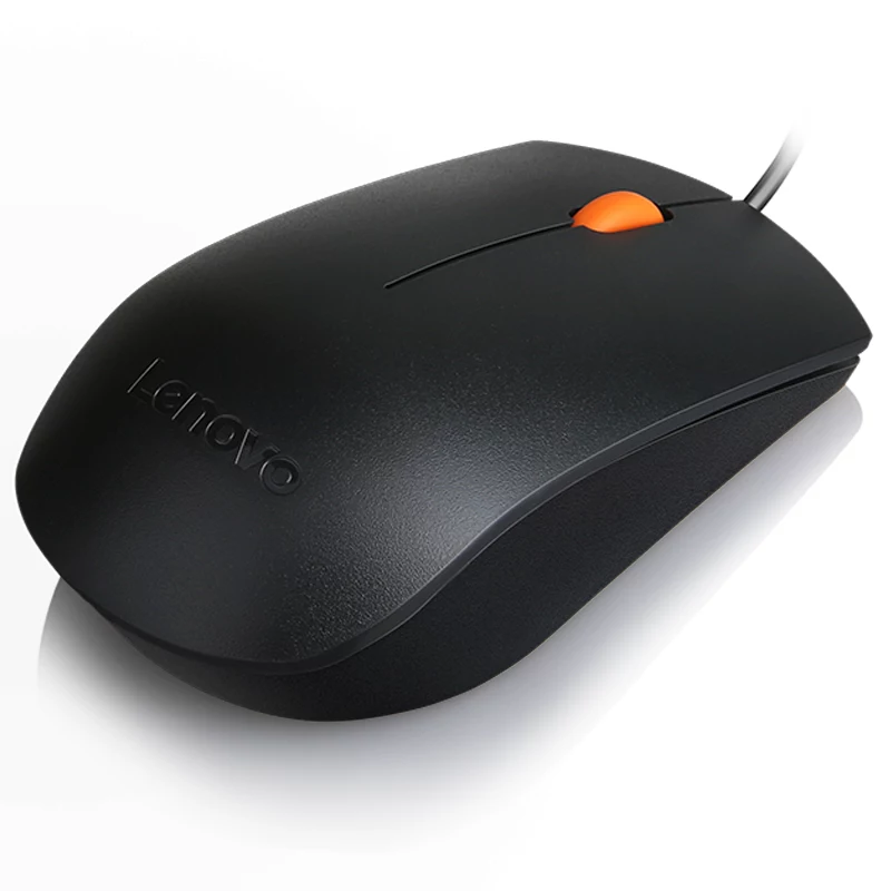 Rato com fio USB para ambas as mãos Lenovo GX30M41577 ótico, ligação USB, design para ambas as mãos