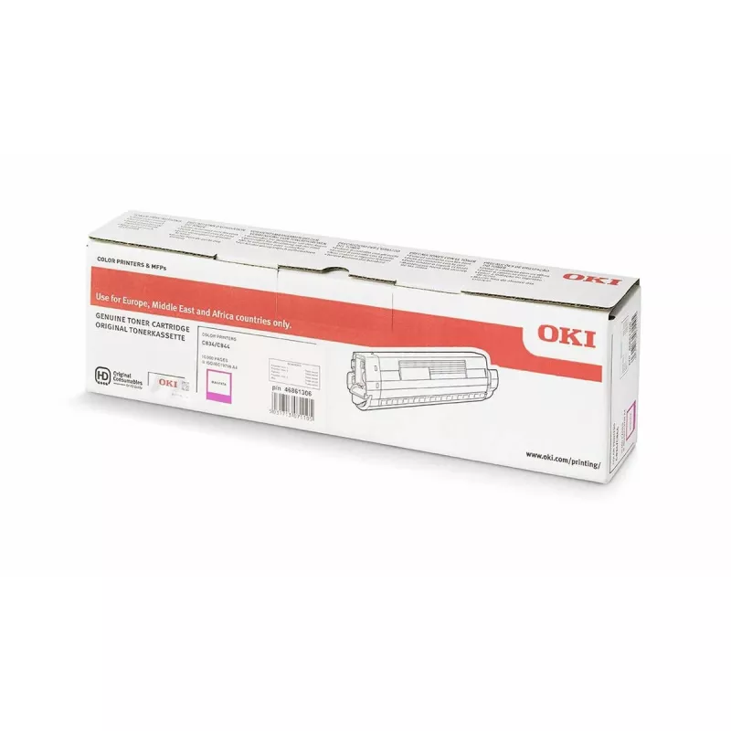 Cartucho de toner OKI - 10k páginas - magenta