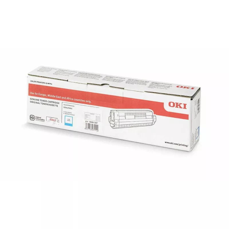 Cartucho de toner OKI - 10k páginas - ciano