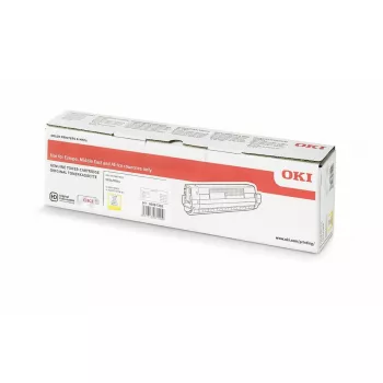 Cartucho de toner OKI - 10k páginas - Amarelo