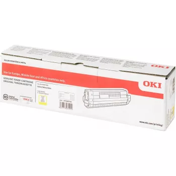 Cartucho de toner OKI - 5k páginas - Amarelo