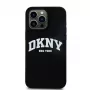 DKNY capa rígida de silicone para iPhone 16 Pro Max 6,9 polegadas com MagSafe, preto