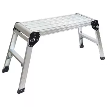 Kastom Plataforma de Trabalho em Alumínio ML-203 - Capacidade de Carga 150 kg, Altura 500 mm, Dobrável