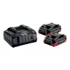 METABO 18V 4.0Ah LiHD Xtreme Bateria 2 Unidades + Carregador ASC 290