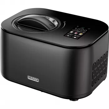 Chefman Iceman TRIO Máquina de Gelado, Iogurte Gelado e Gelo Italiano (RJ64-10-BLK-EU)