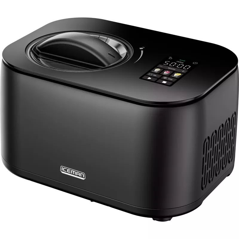 Chefman Iceman TRIO Máquina de Gelado, Iogurte Gelado e Gelo Italiano (RJ64-10-BLK-EU)