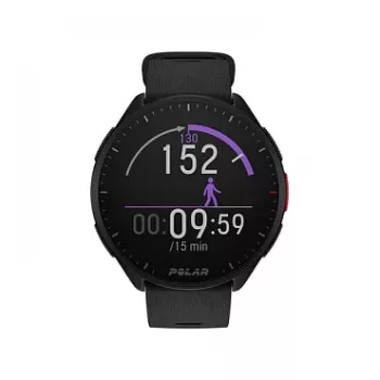 Polar Pacer relógio de corrida com GPS - Night Black - bracelete S/L - ecrã MIP de 1,2