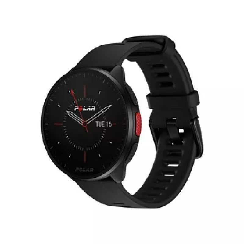 Polar Pacer relógio de corrida com GPS - Night Black - bracelete S/L - ecrã MIP de 1,2