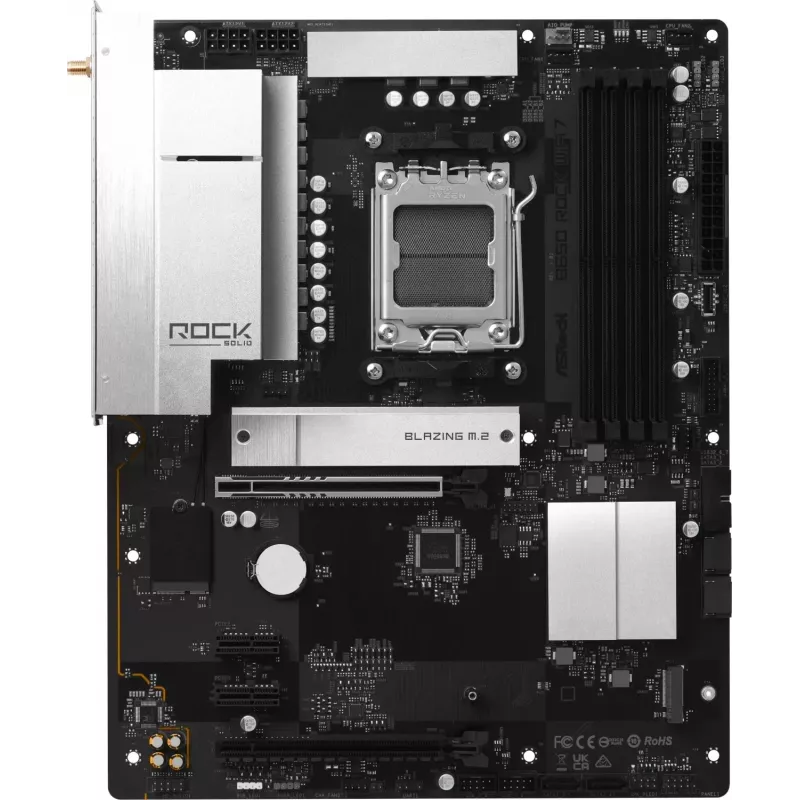 ASRock B650 Rock WiFi7 AM5 Placa-mãe ATX