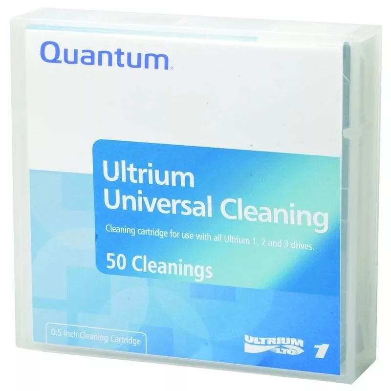 Quantum cassete de limpeza LTO Ultrium com etiqueta de código de barras (MR-LUCQN-BC)