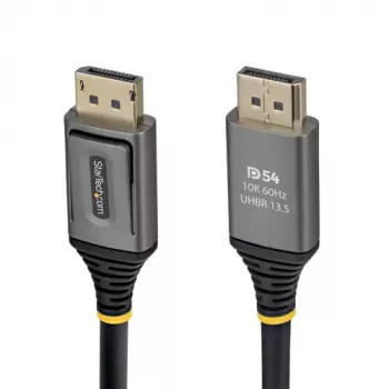 Cabo DisplayPort 2.1 StarTech.com 0,5 m - DP54 - Ficha DisplayPort macho para ficha DisplayPort macho - Preto