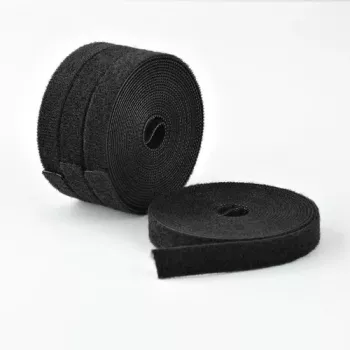Rolo de fita de velcro StarTech.com - 4,6 m - Preto (pack de 4)