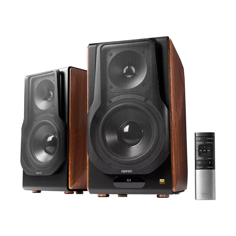 Colunas de estante Edifier S3000MKII Premium Wireless 2.0, Castanho