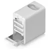 Ubiquiti UNAS-4-W Servidor NAS de 4 baias, Branco, 4GB RAM, 1x 2.5GbE, 1x expansão USB-C