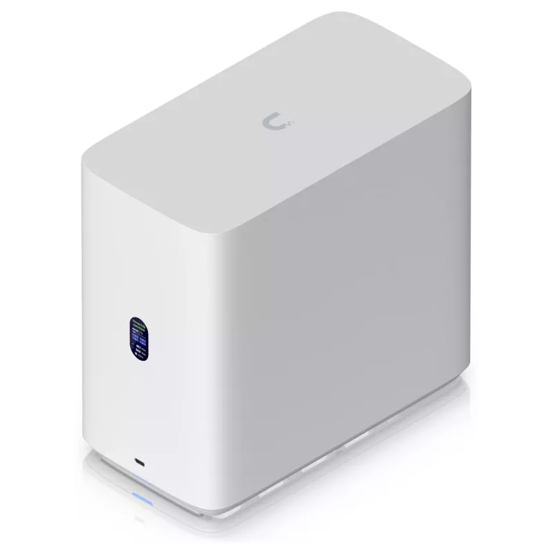 Ubiquiti UNAS-4-W Servidor NAS de 4 baias, Branco, 4GB RAM, 1x 2.5GbE, 1x expansão USB-C