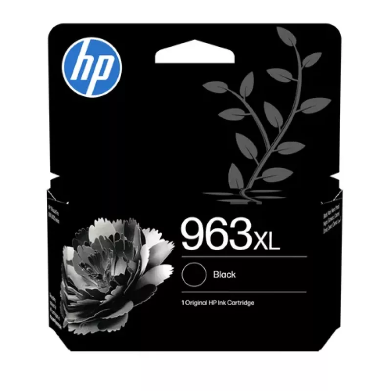 Cartucho de tinta original HP 963XL Preto de Alto Rendimento (42,5 ml, 2.000 páginas)