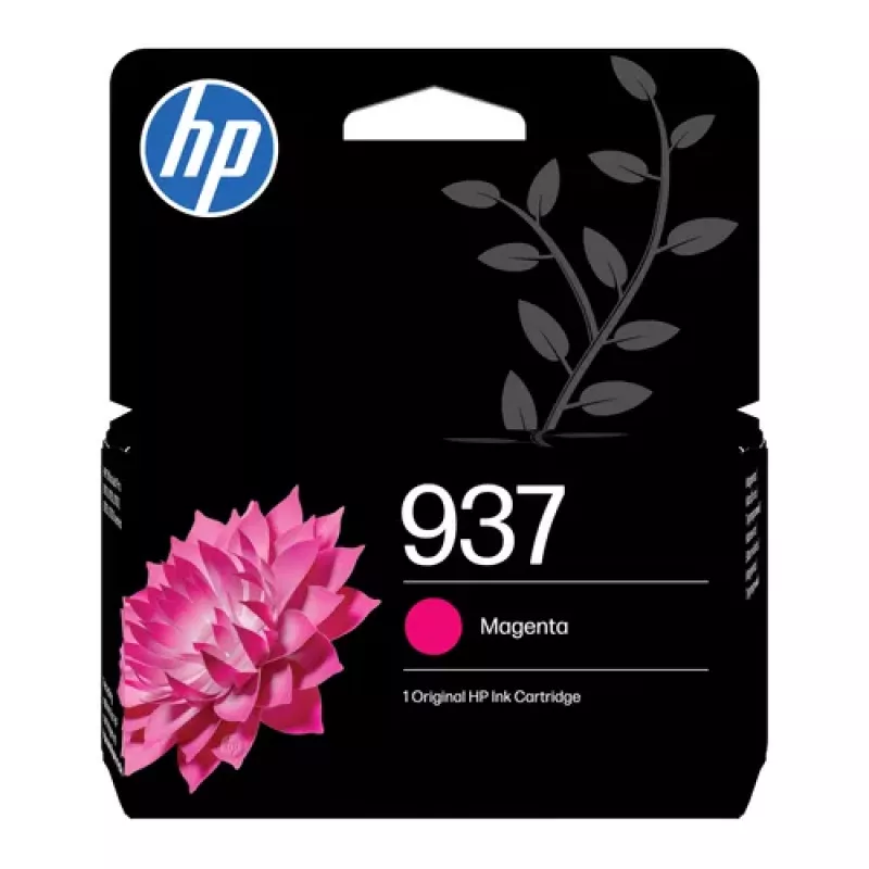 Cartucho de tinta original HP 937 Magenta 10 ml Rendimento Padrão