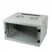 ALLNET Armário de rede de parede 19 polegadas 4U 1 peça 594x541mm cinzento-claro série SMQ