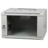 ALLNET Armário de rede de parede 19 polegadas 15U 1 peça profundidade 600mm cinzento-claro Flat Pack série SMA