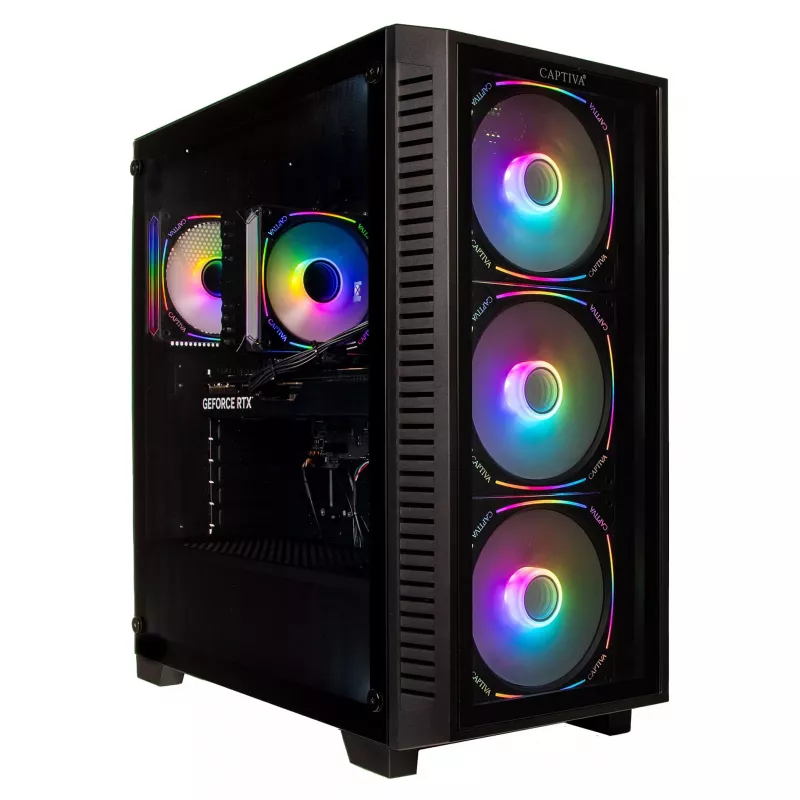 Captiva PC Gaming High-end I89-877 Intel Core Ultra 7 265KF, 32GB RAM DDR5, 2TB SSD M.2, Nvidia GeForce RTX 5070 (12GB GDDR7), Z890, Windows 11 Home