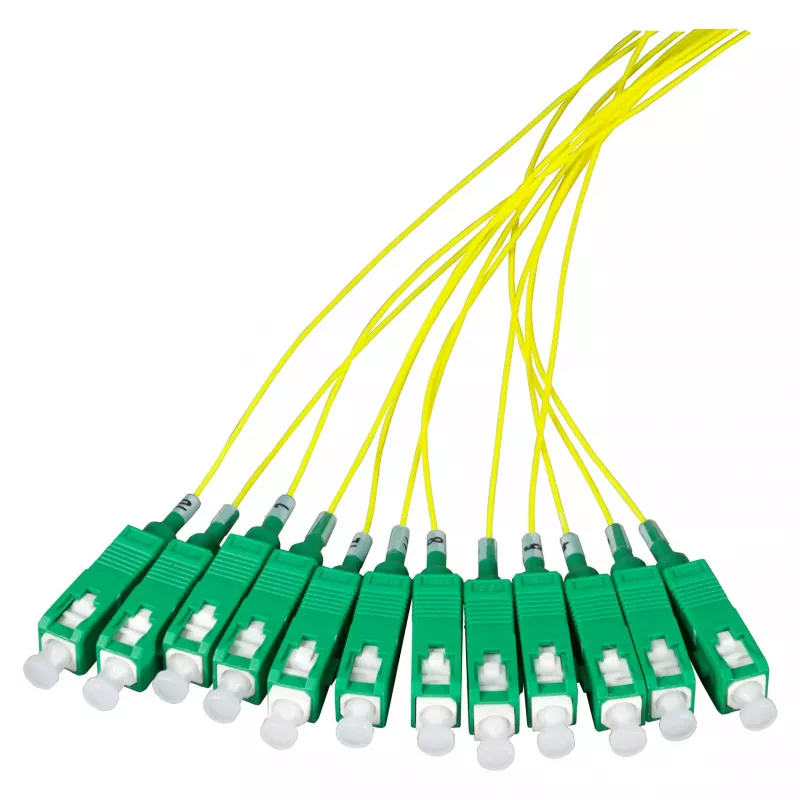 EFB Elektronik Pigtail FTTH SC/APC OS2 G.657.A2 9/125µm amarelo 2m