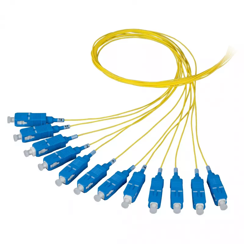 EFB Elektronik Pigtail FTTH SC/APC OS2 G.657.A2 9/125µm amarelo 2m