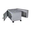 EFB Armário de parede 19 polegadas 12U, basculante, 2 peças, RAL 7035, profundidade 500 mm