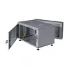 EFB Armário de parede 19 polegadas 12U, basculante, 2 peças, RAL 7035, profundidade 500 mm