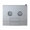 EFB Armário de parede 19 polegadas 12U, basculante, 2 peças, RAL 7035, profundidade 500 mm