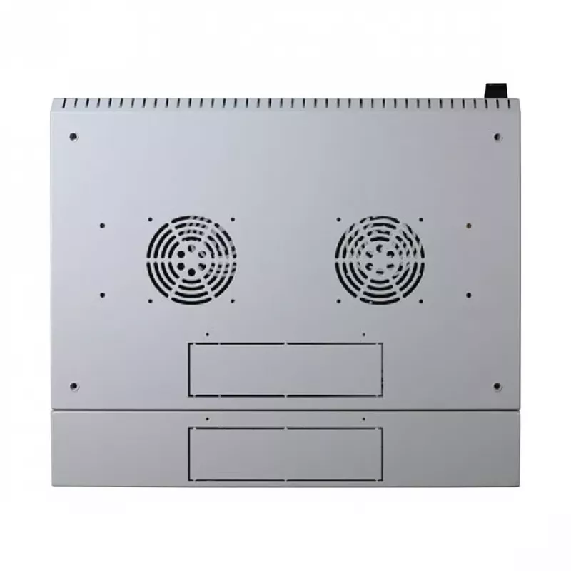 EFB Armário de parede 19 polegadas 12U, basculante, 2 peças, RAL 7035, profundidade 500 mm