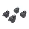 EFB Elektronik Conjunto de rodas para armários e armários de parede da série OFFICE (OFF-ROL01)
