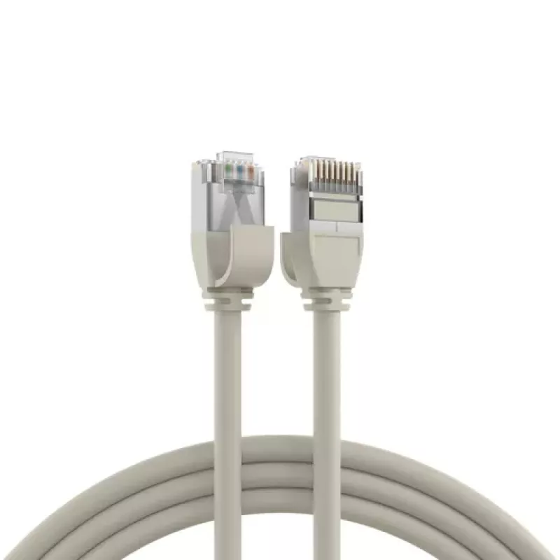 EFB Elektronik Cabo de patch RJ45 Cat.6A U/FTP TPE 4mm Ultraflex cinzento 1m
