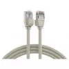 EFB Elektronik Cabo de patch RJ45 Cat.6A U/FTP TPE 4mm Ultraflex cinzento 1m