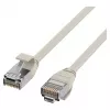 EFB Elektronik Cabo de patch RJ45 Cat.6A U/FTP TPE 4mm Ultraflex cinzento 1m