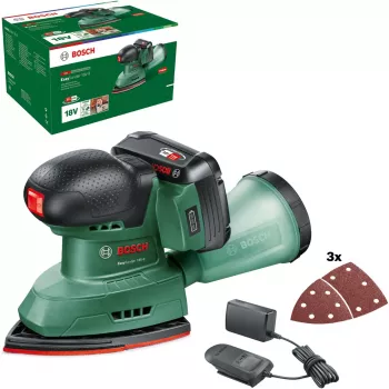 Bosch EasySander 18V-8 Conjunto de lixadeira múltipla a bateria 2,0Ah POWER FOR ALL