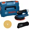 Bosch Professional GEX 12V-150-3 Lixadeira excêntrica a bateria (12V, 150 mm, motor Brushless EC, em L-BOXX)