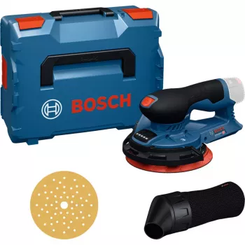 Bosch Professional GEX 12V-150-3 Lixadeira excêntrica a bateria (12V, 150 mm, motor Brushless EC, em L-BOXX)