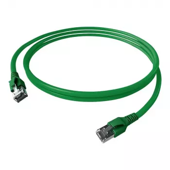 EasyLan Cabo de patch FlexBoot Cat.6A S/FTP, verde, 0,50m