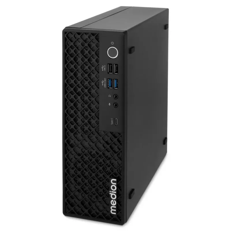 MEDION Picoworx T80 III Mini PC, Intel Core Ultra 7 258V, 32 GB RAM, 1 TB SSD, Windows 11 Pro, preto