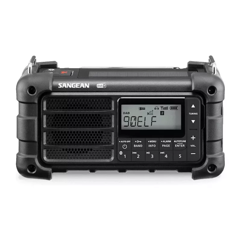 Sangean MMR-99 DAB Preto Rádio de emergência/manivela/solar