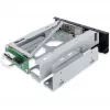 ICY DOCK TurboSwap MB171SP-1B gaveta amovível sem tabuleiro e sem ventoinha para HDD SAS/SATA de 3,5 polegadas, para baía de 5,25 polegadas