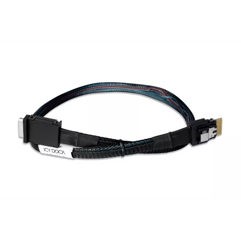 IcyBox IcyDock Cabo SlimSAS 4i para OCuLink 4i, PCIe 4.0, 0,5 m
