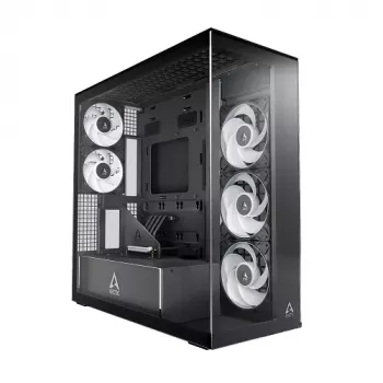 ARCTIC Xtender VG Caixa de PC Midi Tower, ATX, Preto, vidro transparente