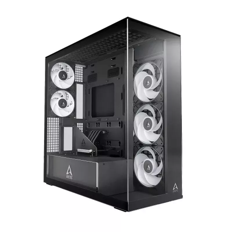 ARCTIC Xtender VG Caixa de PC Midi Tower, ATX, Preto, vidro transparente