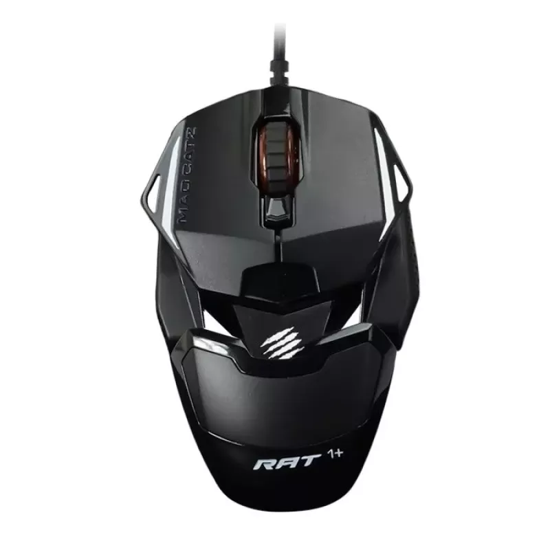 Mad Catz THE AUTHENTIC R.A.T. 1+ Rato gaming (MR01MCINBL000-0) - Preto/Vermelho