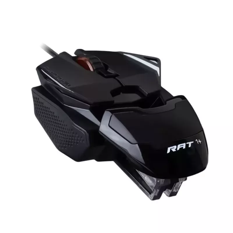 Mad Catz THE AUTHENTIC R.A.T. 1+ Rato gaming (MR01MCINBL000-0) - Preto/Vermelho