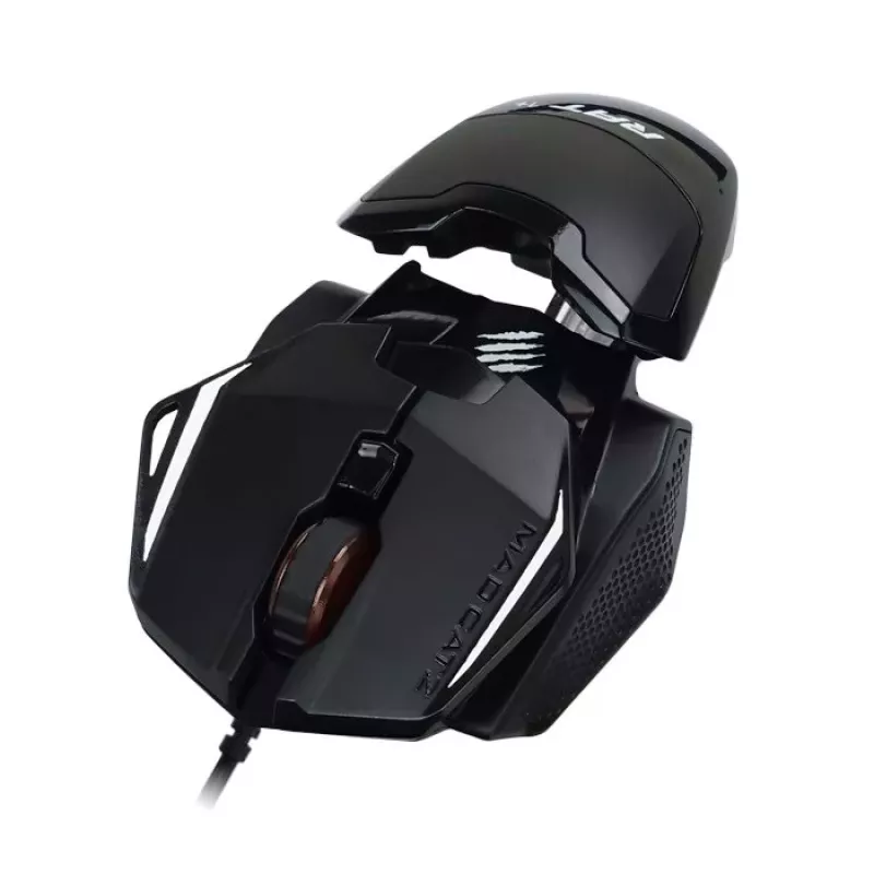 Mad Catz THE AUTHENTIC R.A.T. 1+ Rato gaming (MR01MCINBL000-0) - Preto/Vermelho