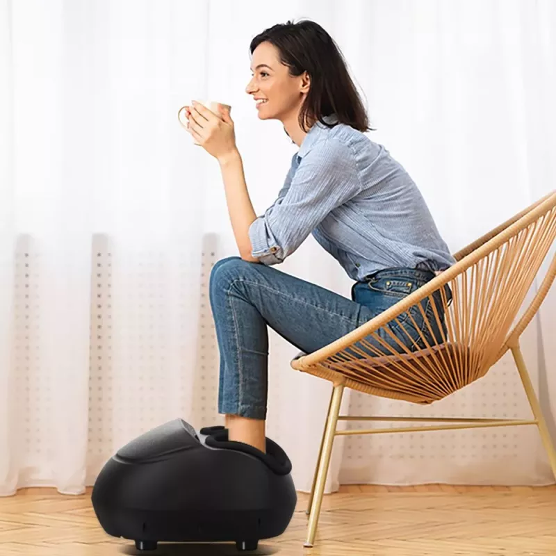 RENPHO Massajador de pés Shiatsu para fascite plantar, Preto